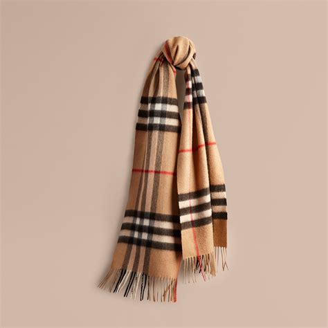 burberry classic check cashmere scarf grey|classic check burberry cashmere scarf.